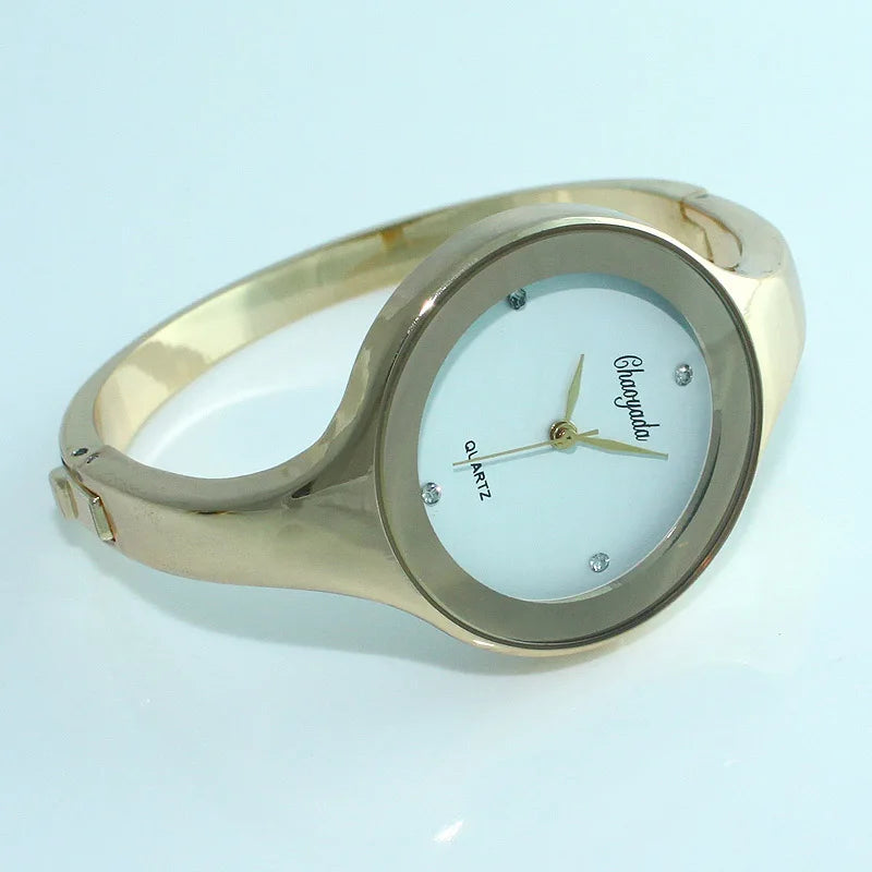 Montre Manchette Femme Quartz CYD D1 — Acier Inoxydable, Cadran Minimaliste 38mm, 10 Coloris