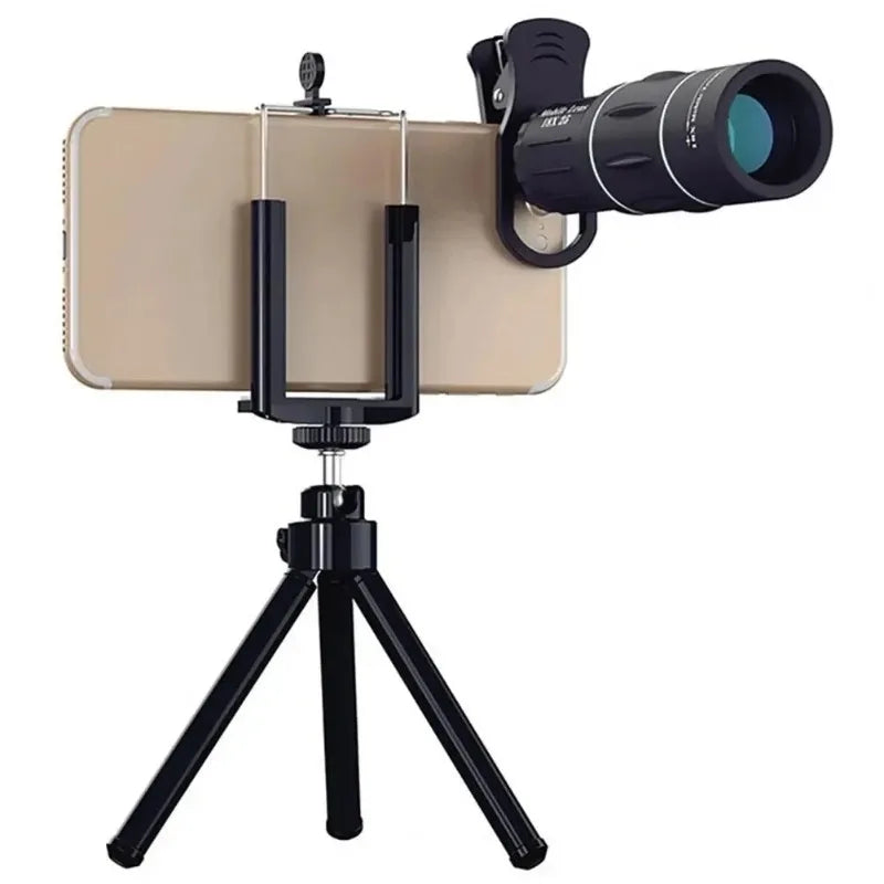 Objectif téléobjectif universel 18x à clipser pour téléphone portable pour les concerts - Zoom externe