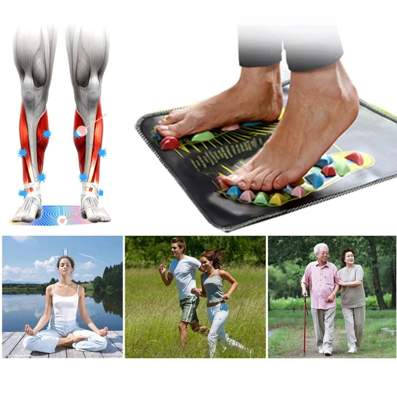 Tapis de Massage Acupression — Réflexologie & Soulagement du Stress | TechNova X