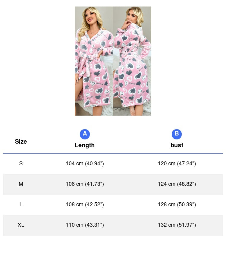 Robe Kimono Flanelle Polaire à Capuche Femme — Chemise de Nuit Chaude & Douce