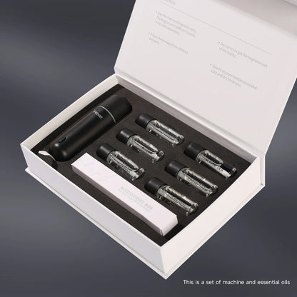 Diffuseur Parfum Voiture Électrique Sans Eau — Clip Ventilation USB & Huile Essentielle