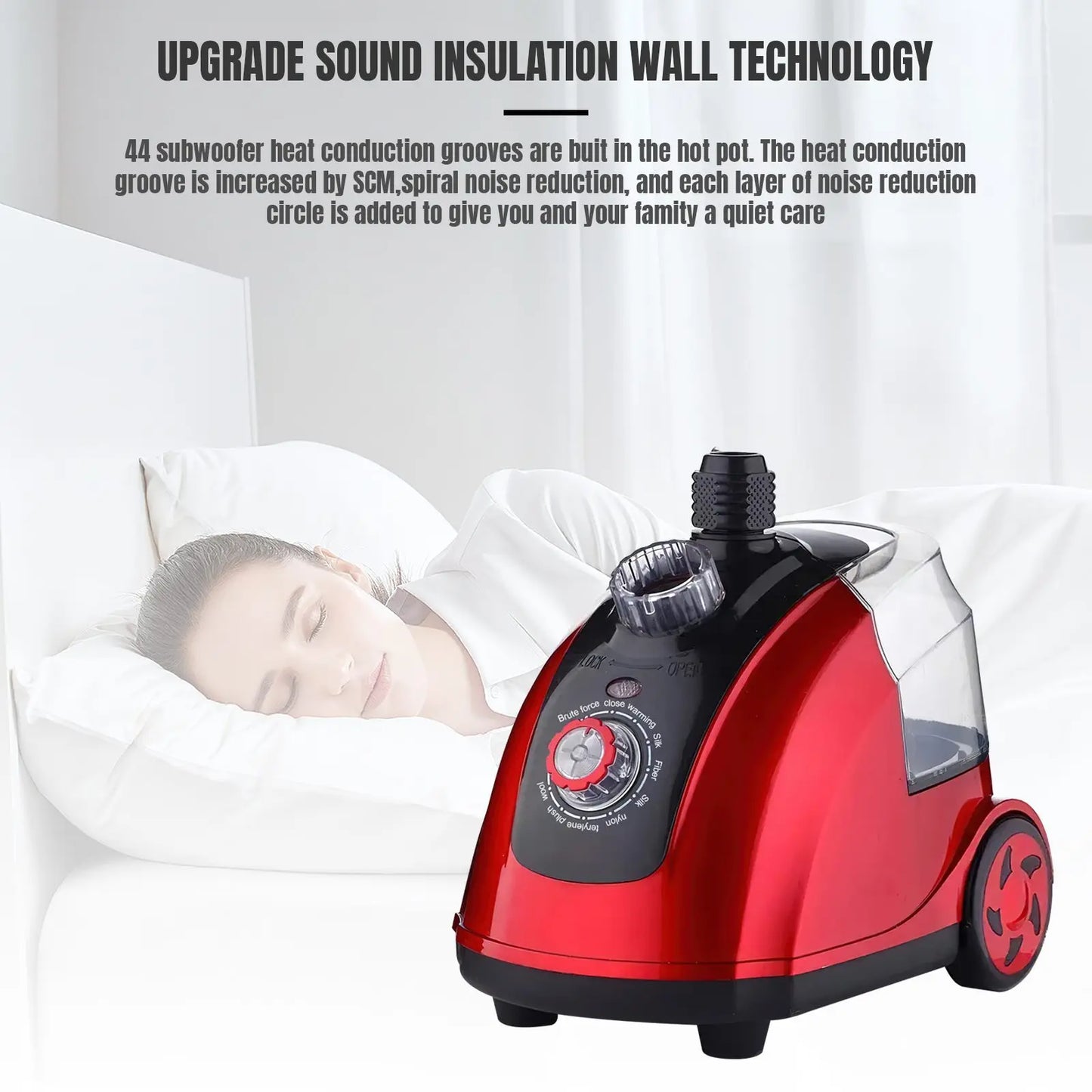 Défroisseur vapeur réglable pour vêtements, 11 vitesses, 1.8 L, fer à vapeur Vertical suspendu, 1800W, Machine à vapeur pour vêtements