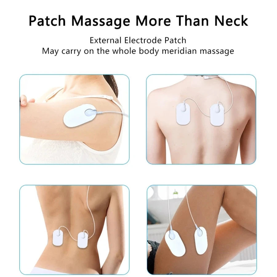 Masseur Cervical EMS CAMMUO 4D — Chaleur 42°C, 6 Modes & Traction Cervicale