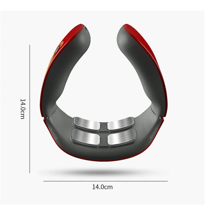 Masseur Cervical EMS CAMMUO 4D — Chaleur 42°C, 6 Modes & Traction Cervicale