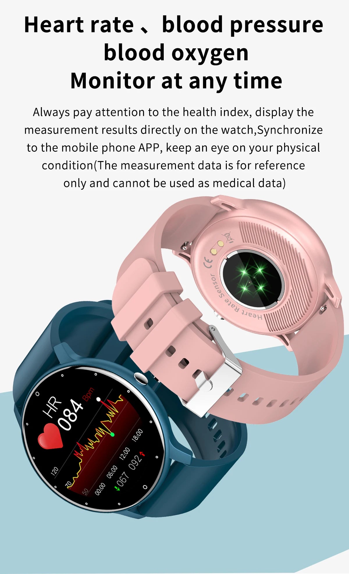 Smartwatch LIGE BW0223 2026 — Bluetooth 5.0, Suivi Santé 24h, IP67