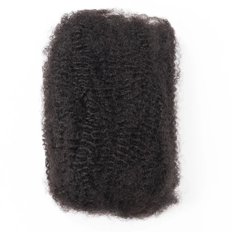 4C Afro Kinky Bulk Human Hair — Brazilian Remy Double Drawn for Locs & Micro Twists | TechNova X