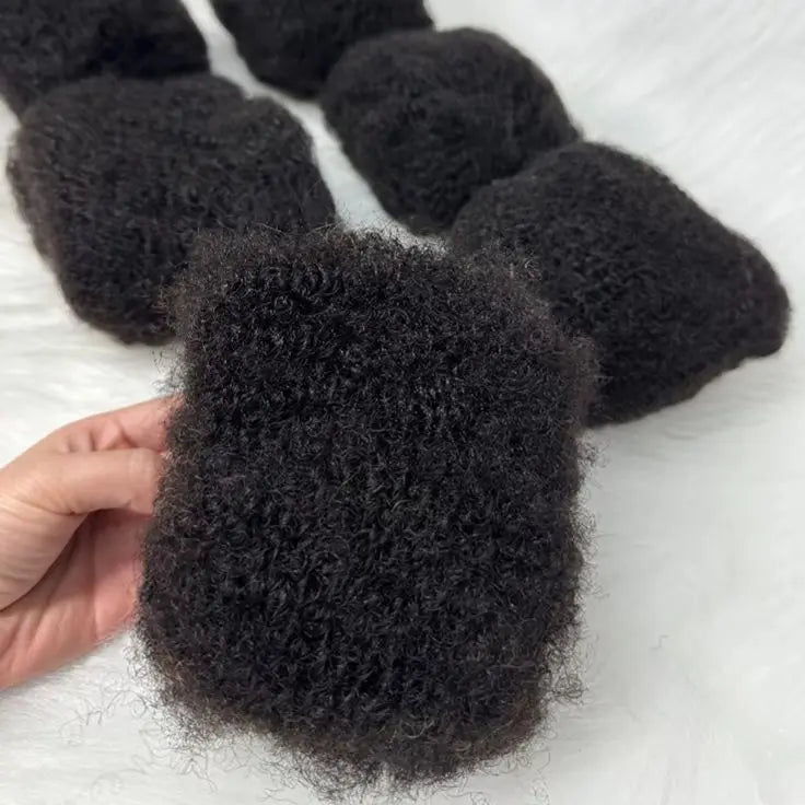 Brazilian Virgin Afro Kinky Bulk Hair — 100% Human Hair for Dreadlocks & Braiding | TechNova X