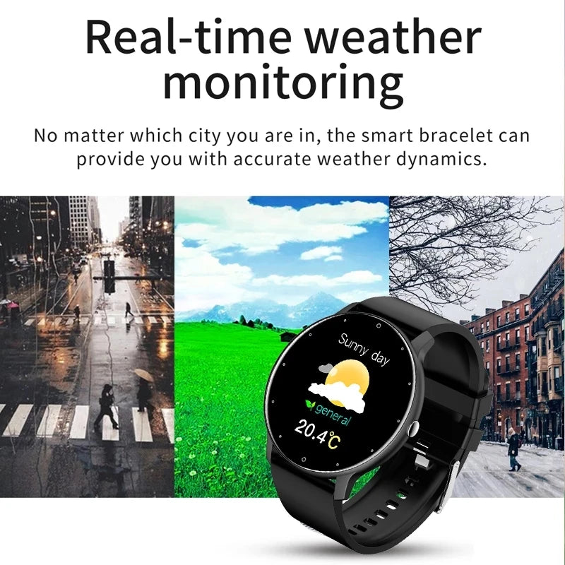 Smartwatch LIGE BW0223 2026 — Bluetooth 5.0, Suivi Santé 24h, IP67