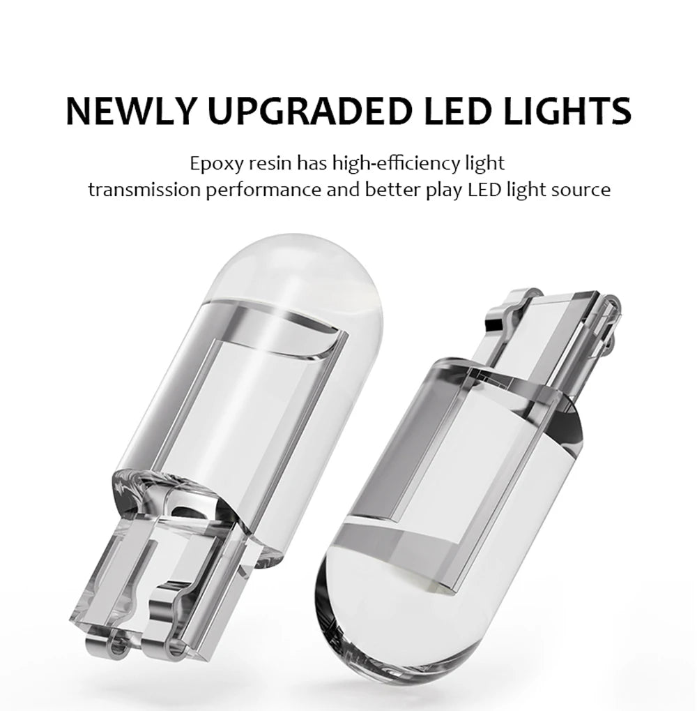 T10 W5W COB LED Car Bulbs — Interior Lights 12V (Pack of 10) | TechNova X