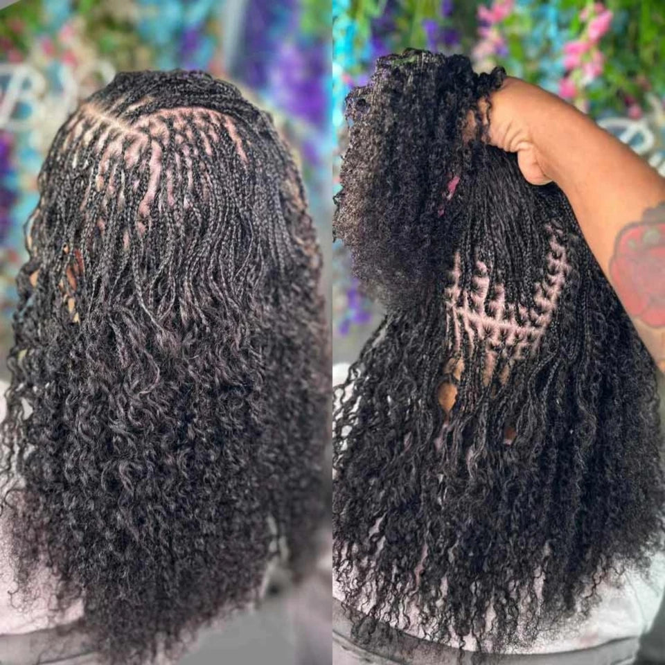4C Afro Kinky Bulk Human Hair — Brazilian Remy Double Drawn for Locs & Micro Twists | TechNova X