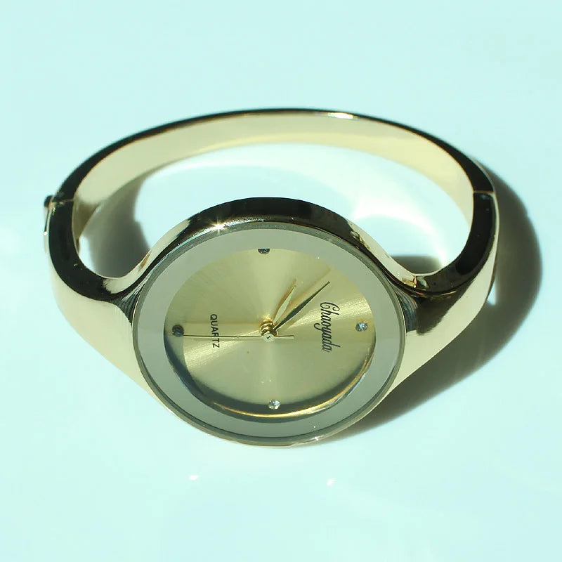 Montre Manchette Femme Quartz CYD D1 — Acier Inoxydable, Cadran Minimaliste 38mm, 10 Coloris