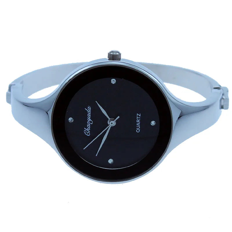 Montre Manchette Femme Quartz CYD D1 — Acier Inoxydable, Cadran Minimaliste 38mm, 10 Coloris