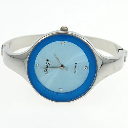 Montre Manchette Femme Quartz CYD D1 — Acier Inoxydable, Cadran Minimaliste 38mm, 10 Coloris