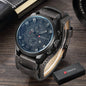 Istro REN-Montres à quartz de sport militaire pour hommes, horloges de luxe pour hommes, horloge de date, bracelet en cuir, date, heure, marque supérieure