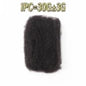 10-18Inch 4C Afro Kinky Double Drawn Bulk Human Extensions Machine Double Weft 30 50g/Pack Brazilian Remy Locs Micro Twist