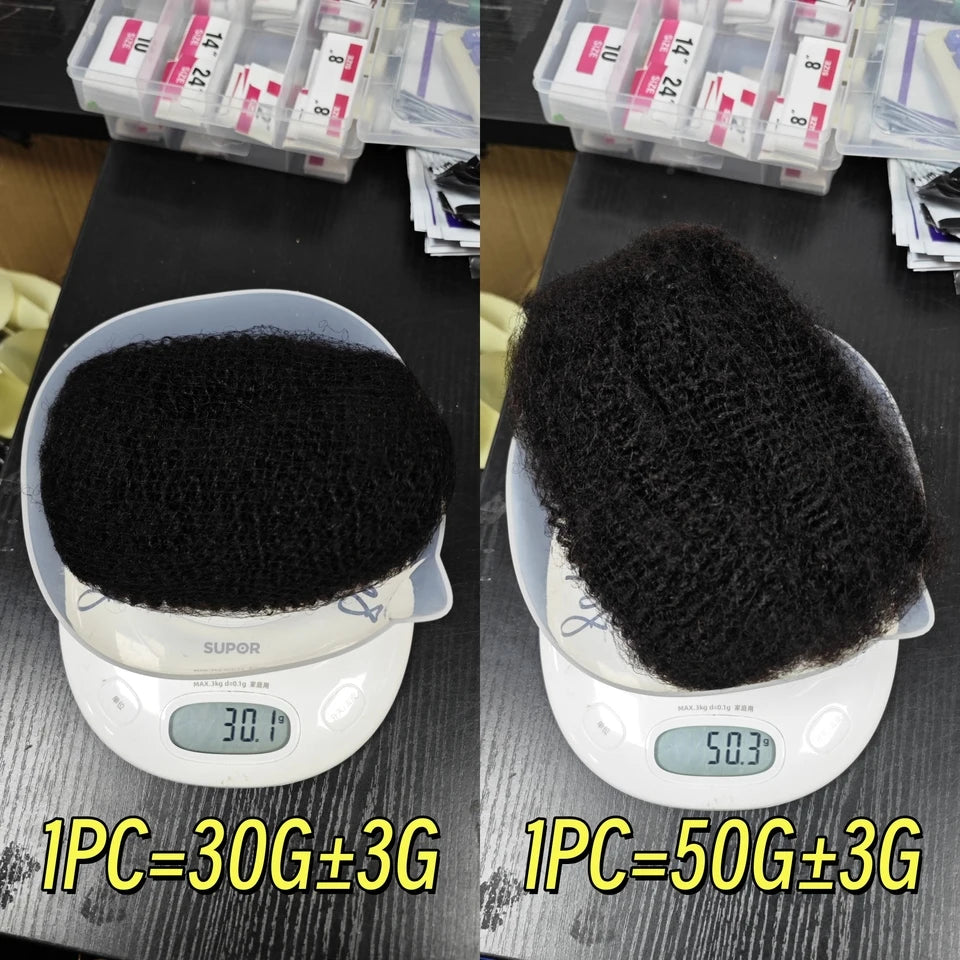 4C Afro Kinky Bulk Human Hair — Brazilian Remy Double Drawn for Locs & Micro Twists | TechNova X
