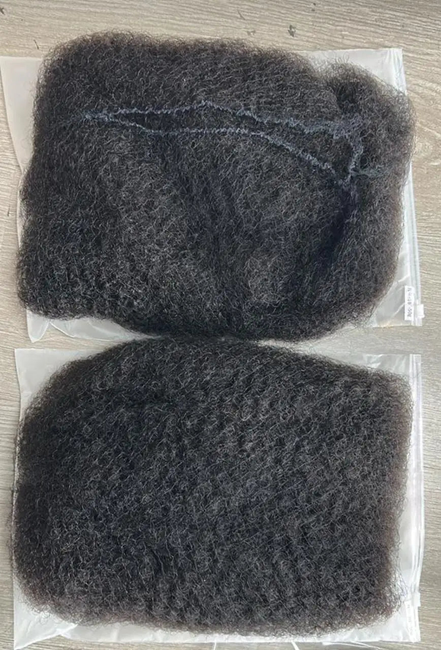 Brazilian Afro Kinky Bulk Hair — 30g Double Drawn Remy Extensions for Braiding | TechNova X