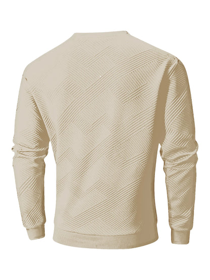 Sweat-shirt Col Rond Homme — Polyester & Élasthanne | Sans Capuche | Couleur Unie | Casual | 4 Coloris | S à 3XL