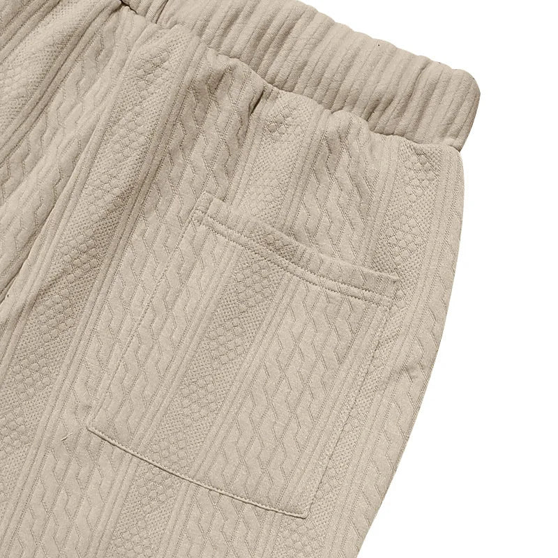 Pantalon de Jogging Homme Couleur Unie — Style Américain | Coupe Ample | Cordon de Serrage | Poches | 5 Coloris | S–XXXL