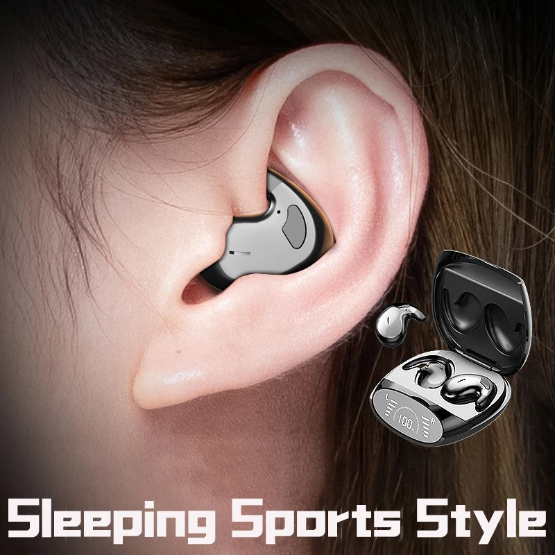 Ultra-Thin Bluetooth 5.3 Sleep Headphones — Invisible, IPX7 Waterproof | TechNova X