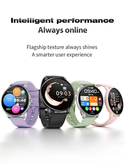 Smartwatch LIGE 2025 — Bluetooth 5.3, Écran 1,39", Santé 24h, IP68