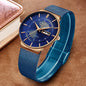 Montre Homme LIGE 9949 — Quartz Ultra-Fine, Bracelet Acier Inox, Date & Semaine, 3 ATM