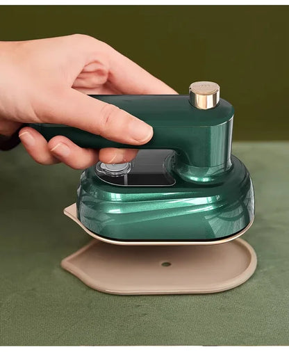 Fer à Vapeur Portable 2-en-1 IA — Défroisseur Intelligent Tactile, 6 Modes & Chauffe en 20s