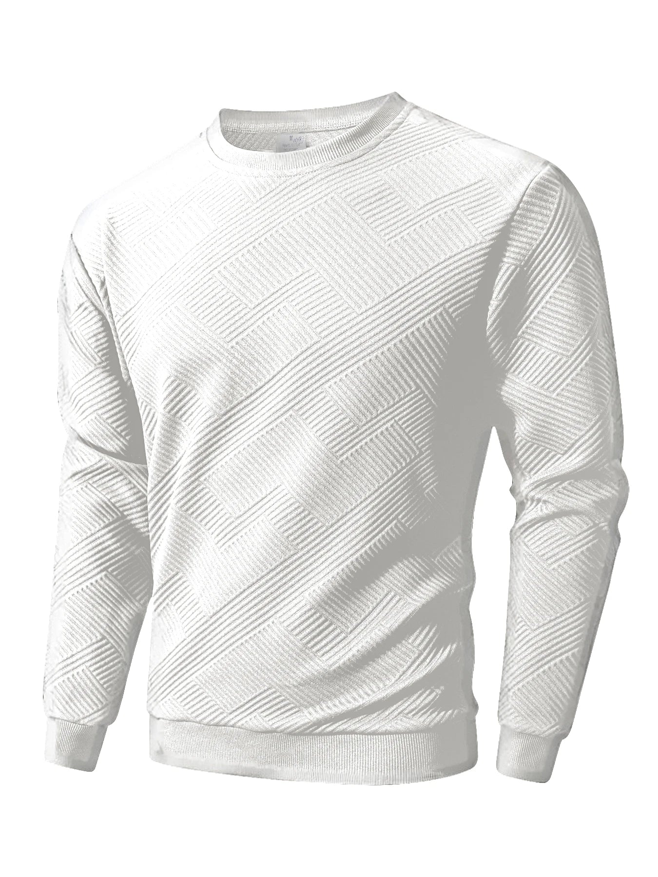 Sweat-shirt à col ras du cou pour homme, vêtement de sport chaud, basique, pour l'extérieur, décontracté, sans capuche, printemps-automne