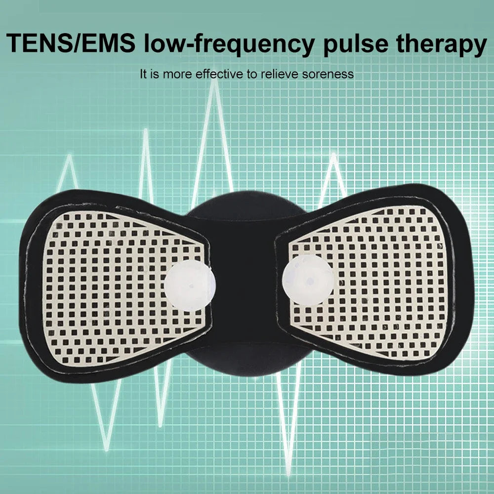 Masseur de cou EMS, Mini Patch de soulagement de la douleur musculaire du dos Cervical, tapis stimulateur, outil de soins de santé Portable pour les jambes et le corps