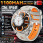 Smartwatch GUHUAVMI HT33 — AMOLED Saphir 1,7", Batterie 1100mAh, 100+ Sports, IP68