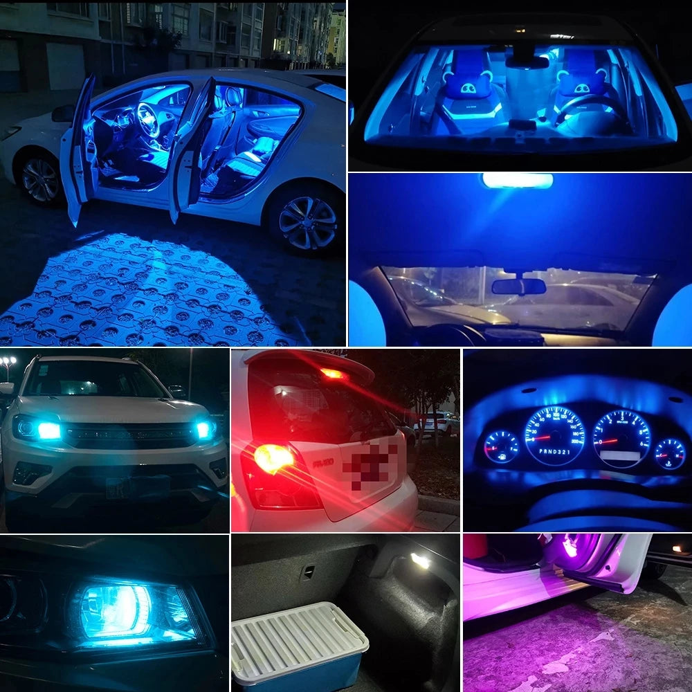 T10 W5W COB LED Car Bulbs — Interior Lights 12V (Pack of 10) | TechNova X