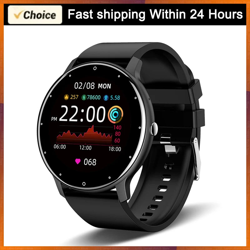 Smartwatch LIGE BW0223 2026 — Bluetooth 5.0, Suivi Santé 24h, IP67