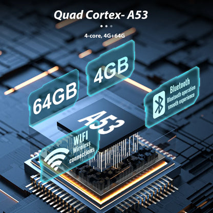 XUDA Android14 sans fil CarPlay/Android Auto 3in1 nouveau CarPlay Ai Box 4 cœurs 4GB RAM + 64GB ROM Plug and Play Transmission Stable