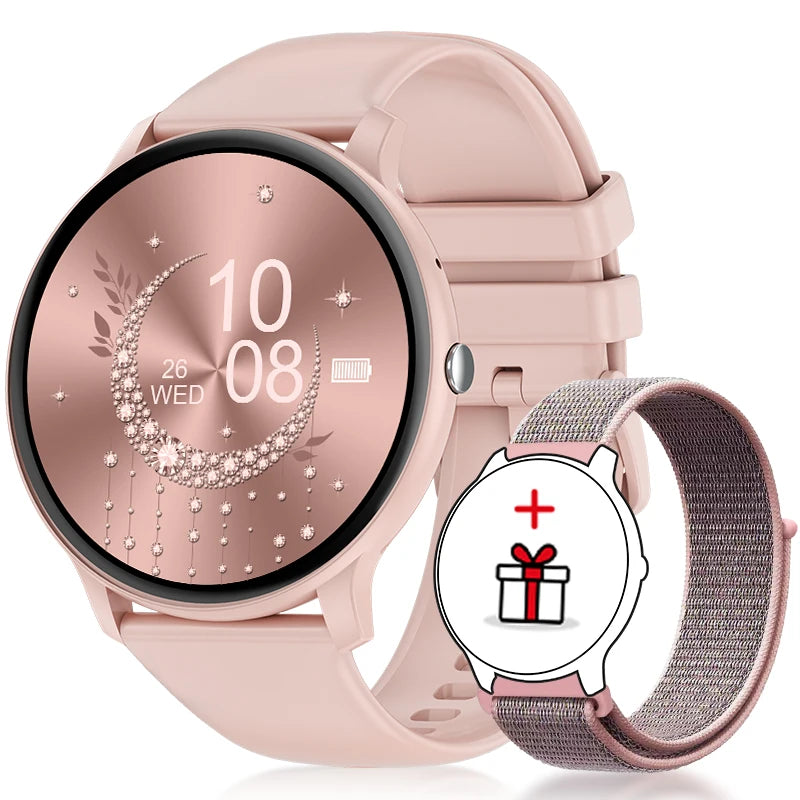Smartwatch LIGE 2025 — Bluetooth 5.3, Écran 1,39", Santé 24h, IP68