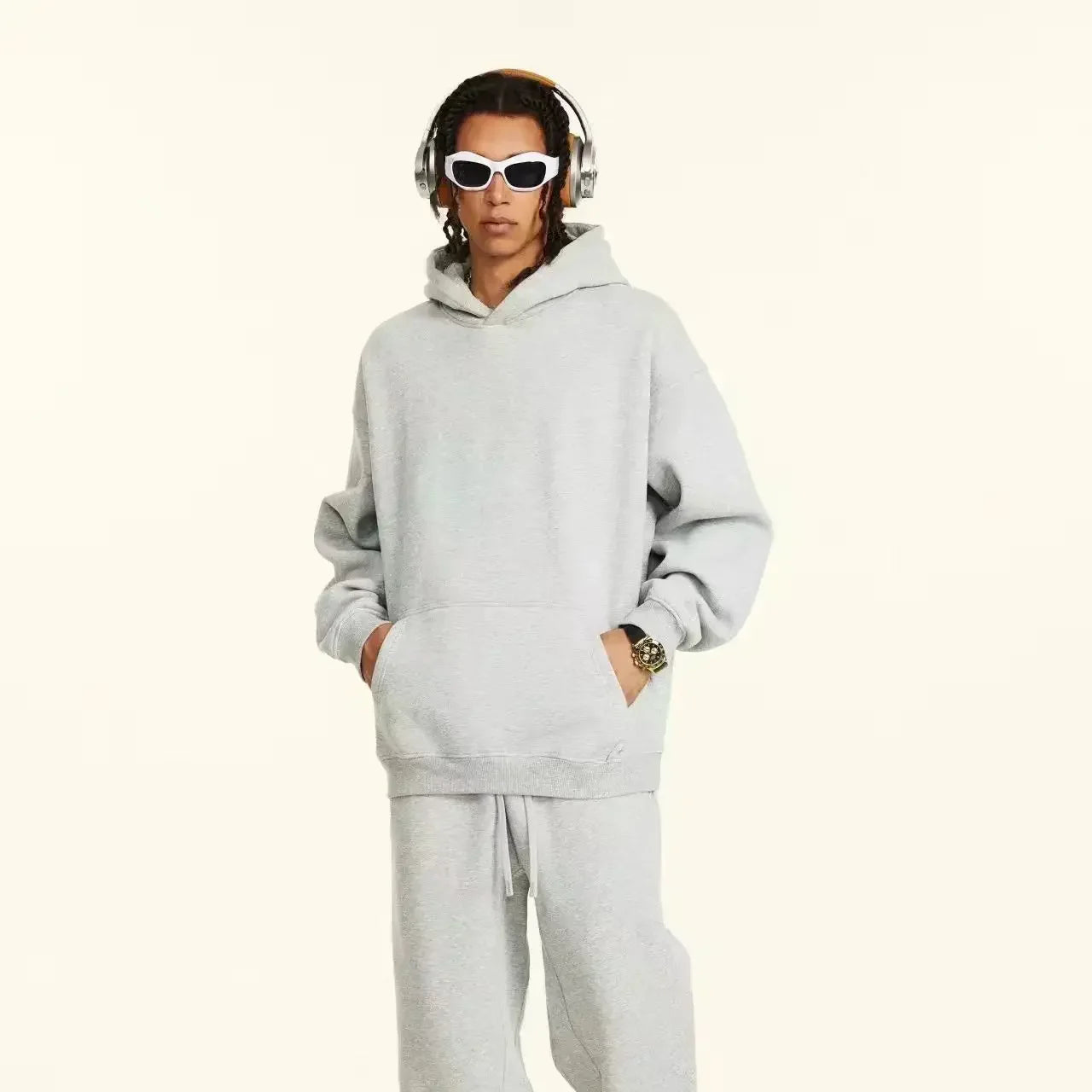 Sweat-shirt à Capuche Femme — Motifs Imprimés | Coupe Ample | Avec Poches | Style Européen | 4 Coloris | S–XXXL