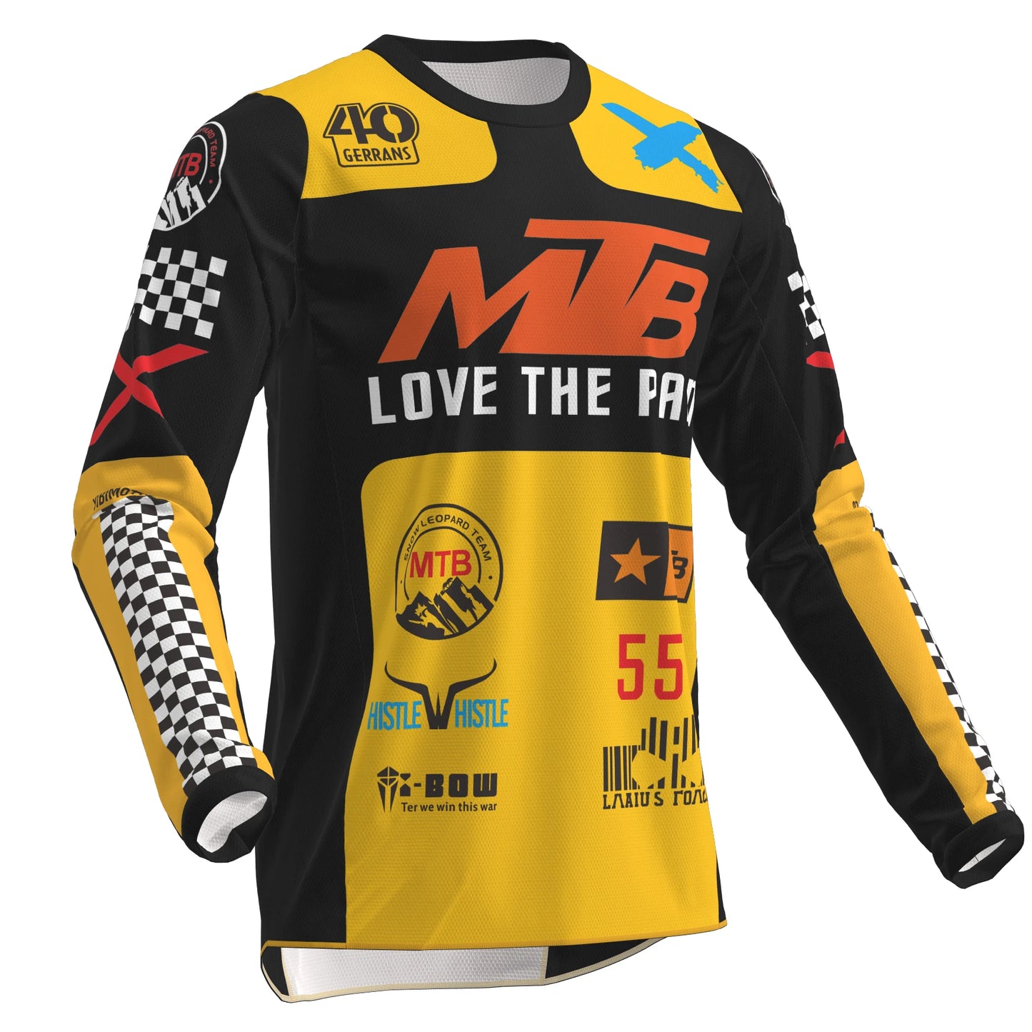 Maillots de cyclisme de Motocross à manches longues pour hommes descente VTT chemises vtt tout-terrain DH vélo vélo Jeresys vêtements