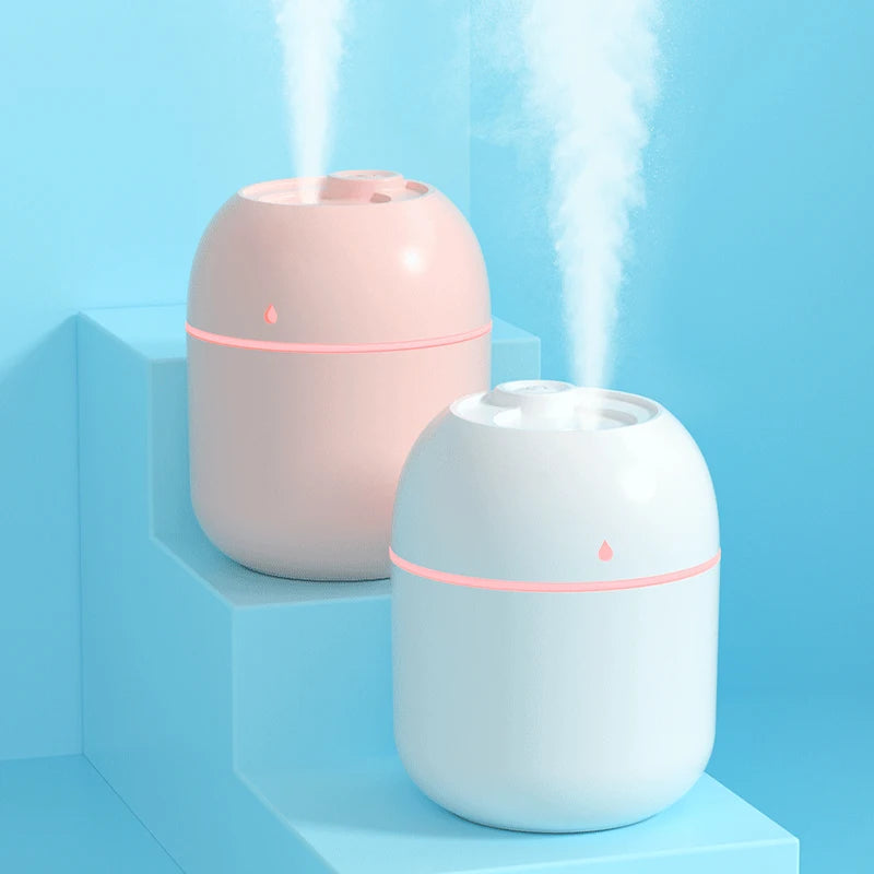 Humidificateur Portable USB 220ml — Brume Anionique, Purificateur d'Air & Diffuseur Arôme