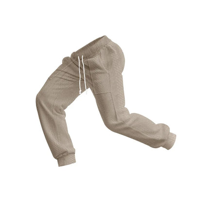 Pantalon Jogging Homme — Coupe Ample | Ceinture Élastique & Cordon | Poches | Casual | 5 Coloris | S à XXXL