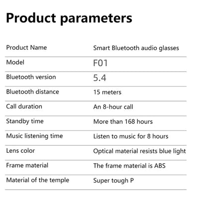 Lenovo Bluetooth Glasses — HIFI Sound, UV Protection & Hands-Free Calling