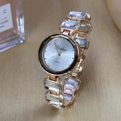 Montre Femme Quartz Diamant zkceenier XGD724 — Bracelet Alliage, Cadran Rond 30mm, 6 Coloris