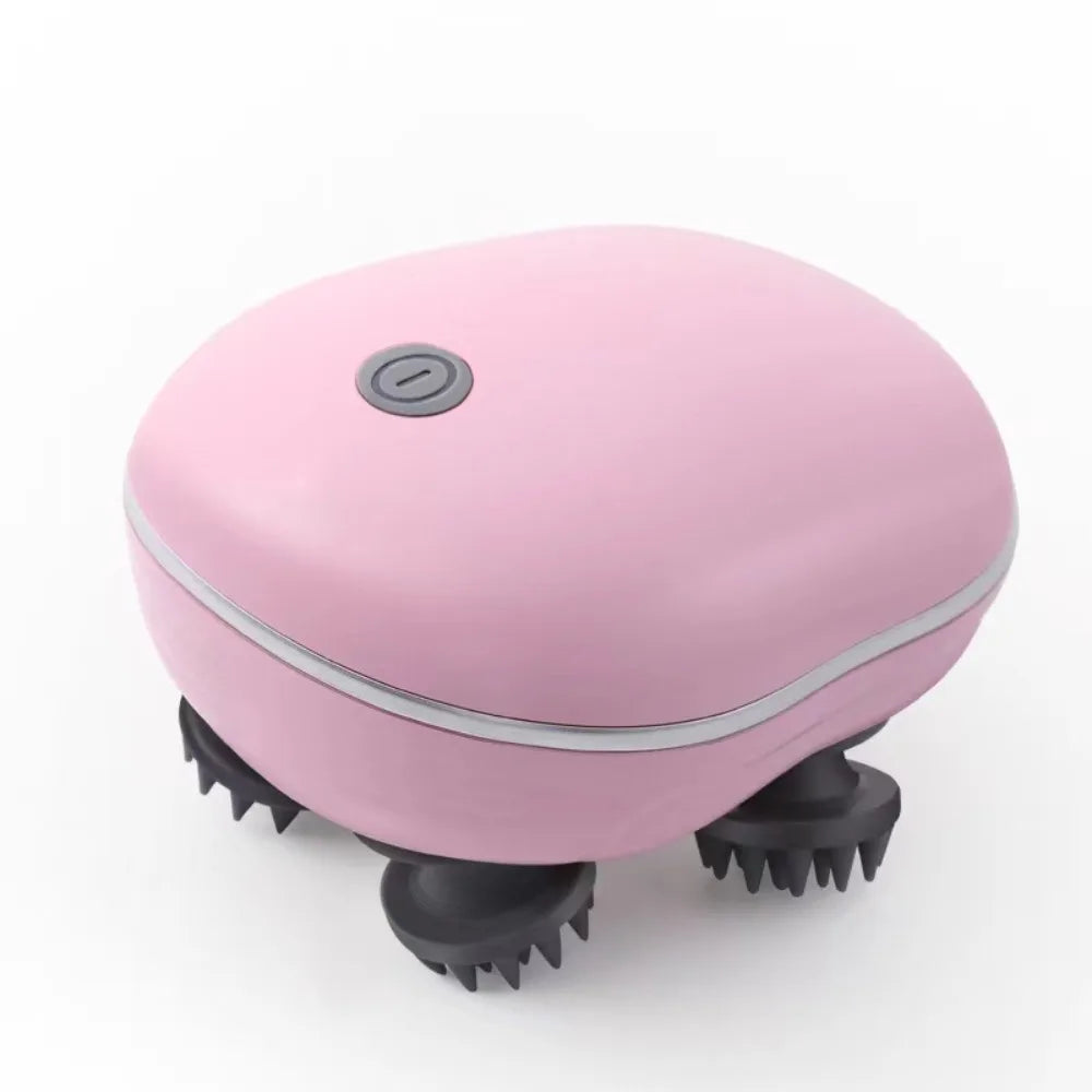 Masseur musculaire masseur de tête électrique cuir chevelu détendre Vibration masseur de cuir chevelu pétrissage Machine de Massage de tête Rechargeable femmes/hommes
