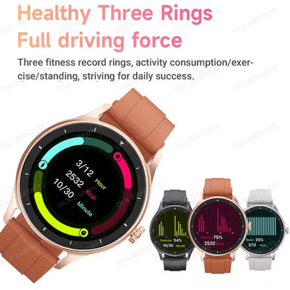 Montre Connectée Ola Esporte — OLED 1,44", BT 5.2, Suivi Santé Complet, Appels Bluetooth, Assistant Vocal, 5 Jours, 7 Styles | TechNova X