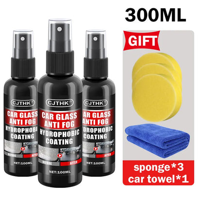 Spray d'eau Anti-pluie pour verre de voiture, revêtement Nano, Agent hydrophobe étanche, Film d'huile pour enlever l'agent de Film de verre automobile