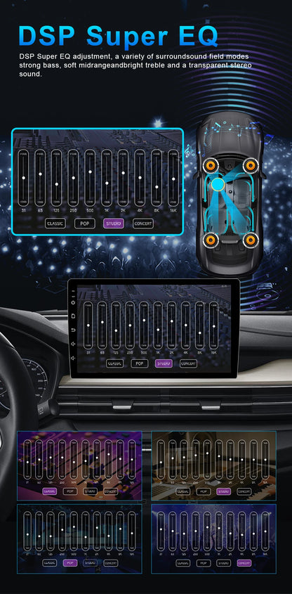 Autoradio Android 16 pour Volkswagen VW Polo MK4 6Q 9N 9N3 2004-2009 Lecteur multimédia Stéréo auto WiFi Navigation autoradio 4G