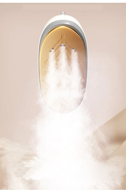 Fer à Vapeur Portable 2-en-1 IA — Défroisseur Intelligent Tactile, 6 Modes & Chauffe en 20s
