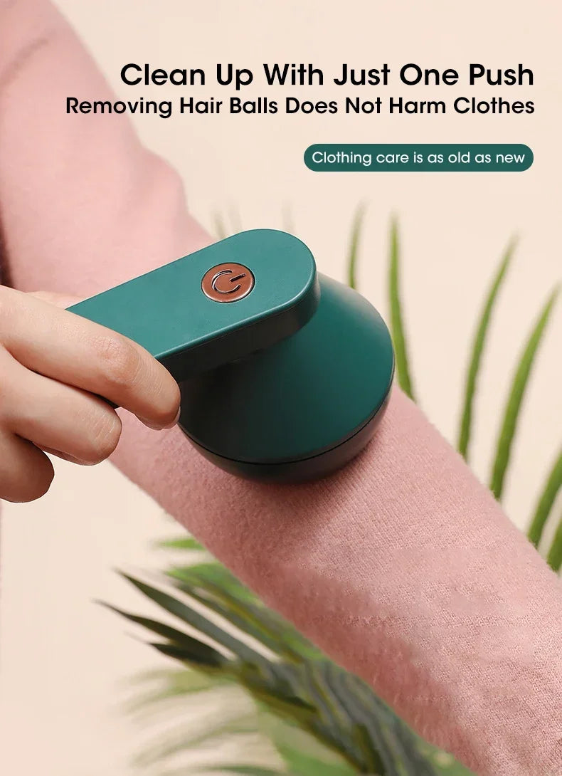 Rasoir Anti-Peluches 6 Lames Premium — Écran LED, 4H d'Autonomie & Aspiration Intégrée