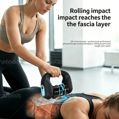 Electric Deep Tissue Massage Roller, Body Relaxation, Back Foot Leg Relief, Fascia Massage Roller
