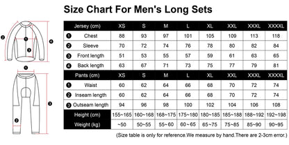 Men's Long Sleeve Cycling Jersey — Breathable Road & MTB Shirt | TechNova X
