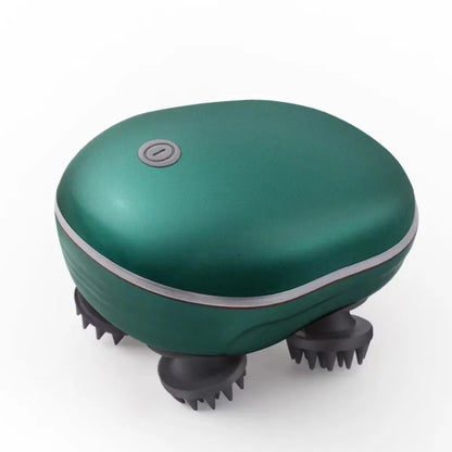 Masseur musculaire masseur de tête électrique cuir chevelu détendre Vibration masseur de cuir chevelu pétrissage Machine de Massage de tête Rechargeable femmes/hommes