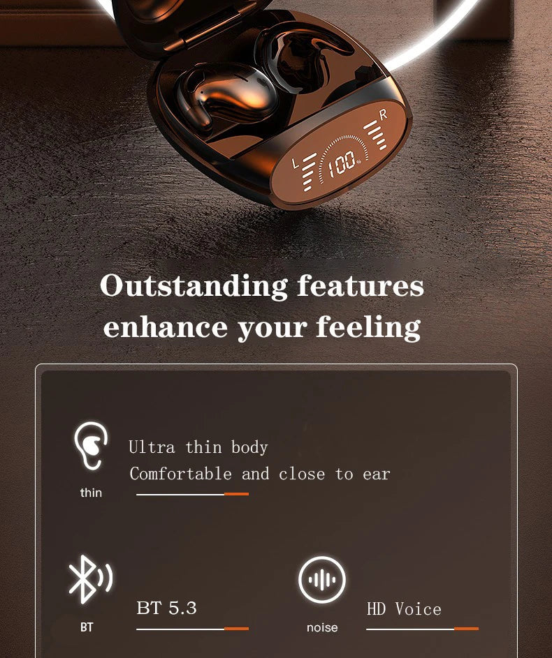 Ultra-Thin Bluetooth 5.3 Sleep Headphones — Invisible, IPX7 Waterproof | TechNova X